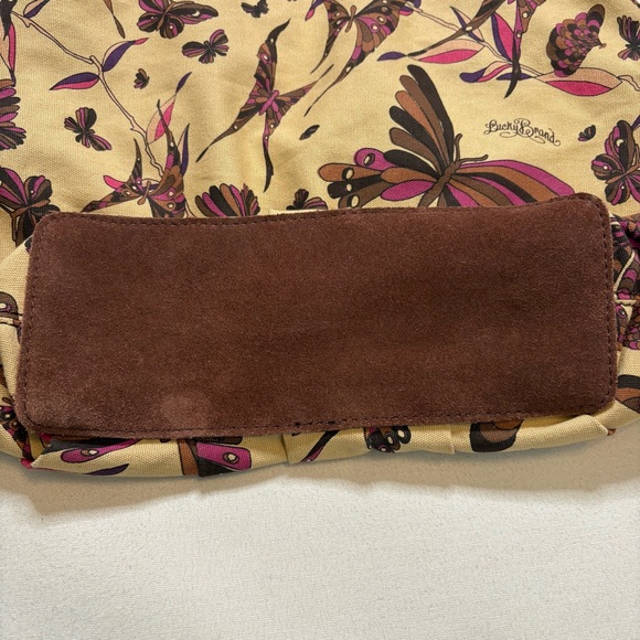 Lucky Brand Trippin Out Butterfly Multi Canvas Suede Tote Bag. - Picture 4 of 16